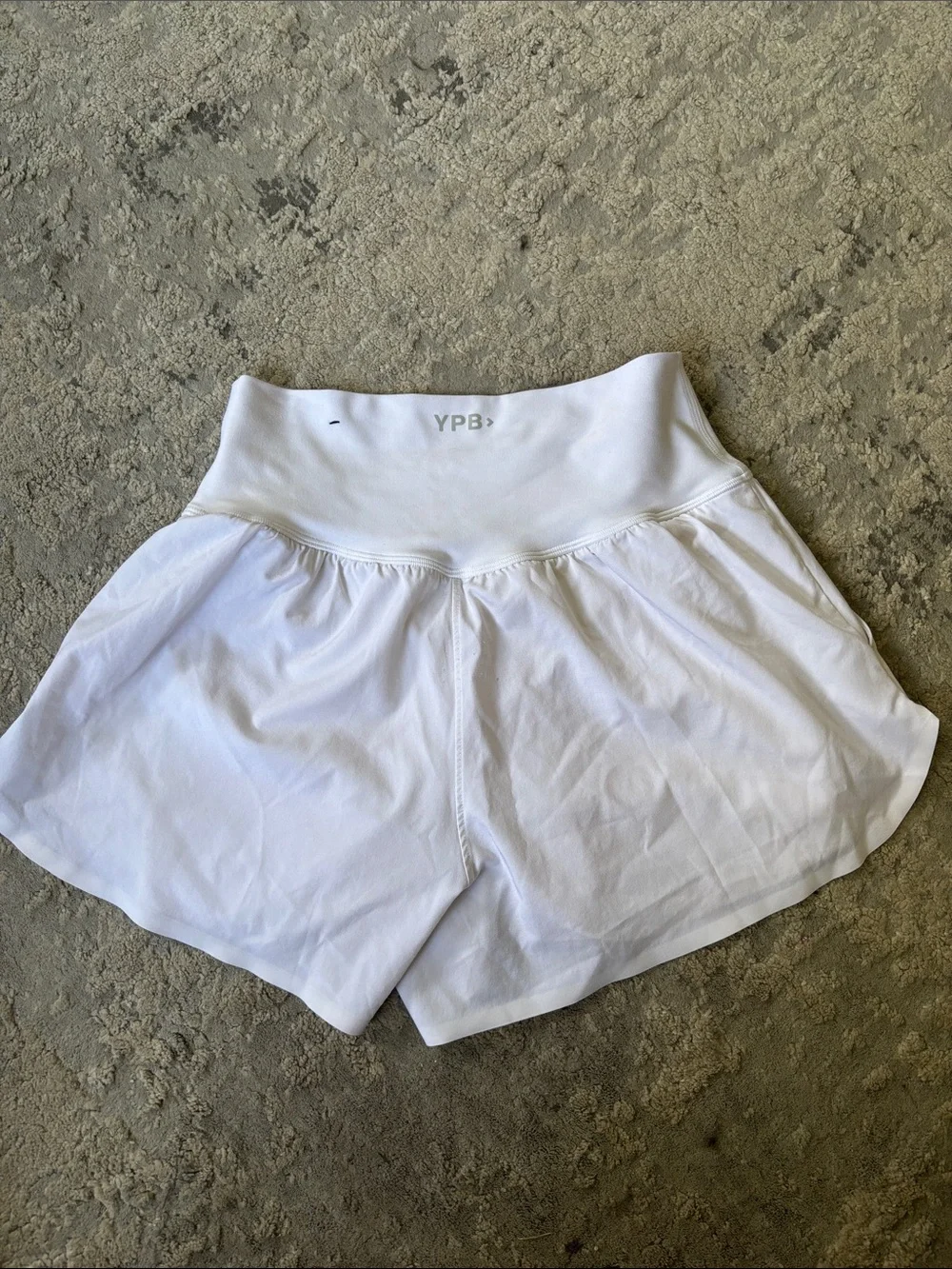 YPB White Athletic Skort with High Waist - Picture 3 of 4
